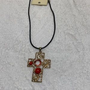 RED cross CHOKER
